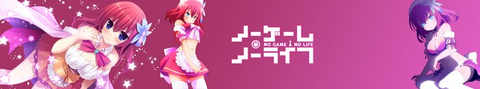 No Game No Life anime banner with characters