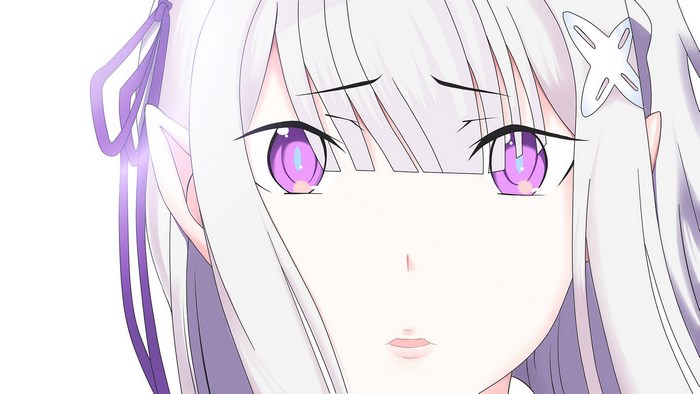 Emilia from Re:Zero Starting Life in Another World