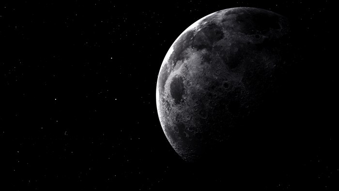 Moon in Space