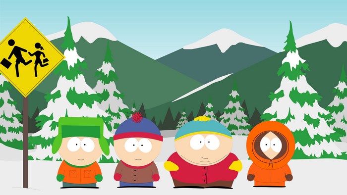 South Park Characters in Winter Scene