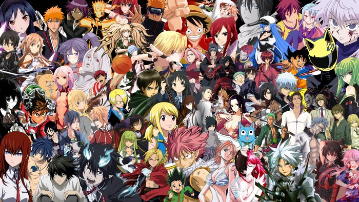 Anime Crossover Collage