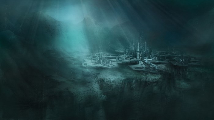 Underwater city from Stargate Atlantis