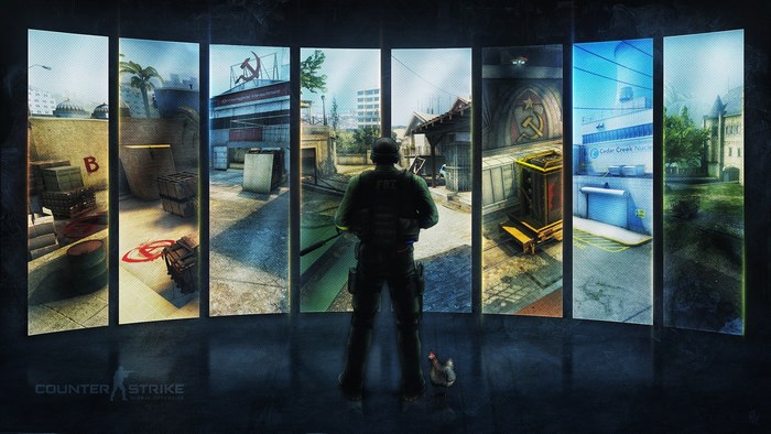 Counter-Strike: Global Offensive game maps montage