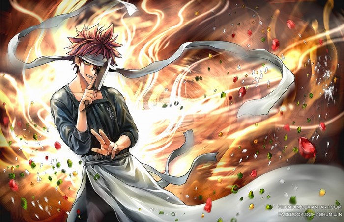 Soma Yukihira from Food Wars! Shokugeki no Soma