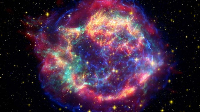 Supernova Remnant in Space