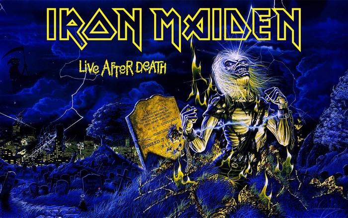 Iron Maiden Live After Death Album Artwork