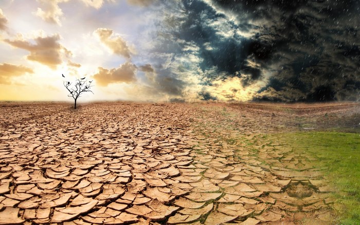 Drought and rain landscape manipulation
