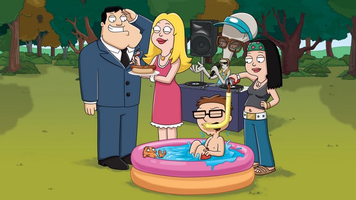 American Dad characters at a picnic