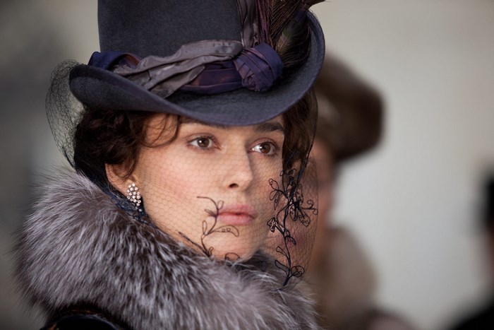 Anna Karenina in a hat and fur