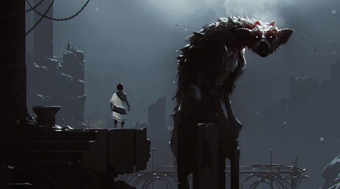 The Last Guardian: Boy and Trico in ruins