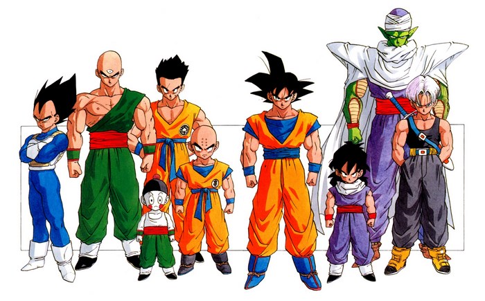 Dragon Ball Z characters lineup