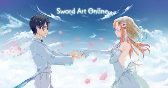Kirito and Asuna from Sword Art Online