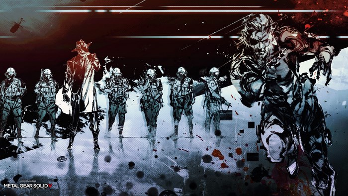 Snake and soldiers from Metal Gear Solid V