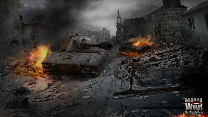 Ground War: Tanks game scene