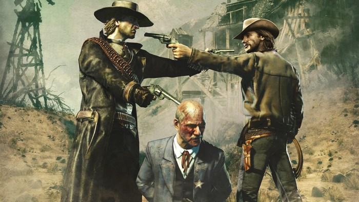 Call of Juarez: Bound in Blood characters in standoff