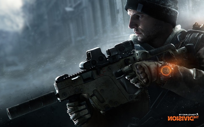 Man with gun in Tom Clancy's The Division