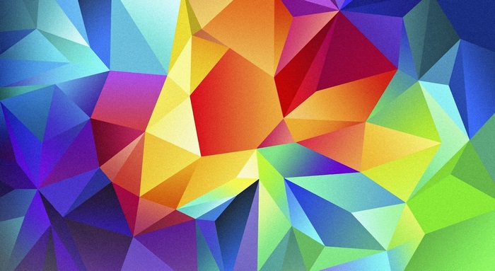 Abstract polygon geometric pattern desktop background