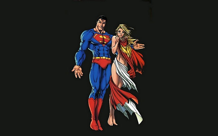 Superman and Supergirl