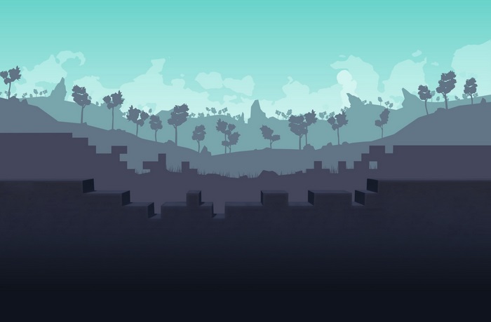Scrap Mechanic Pixelated Landscape