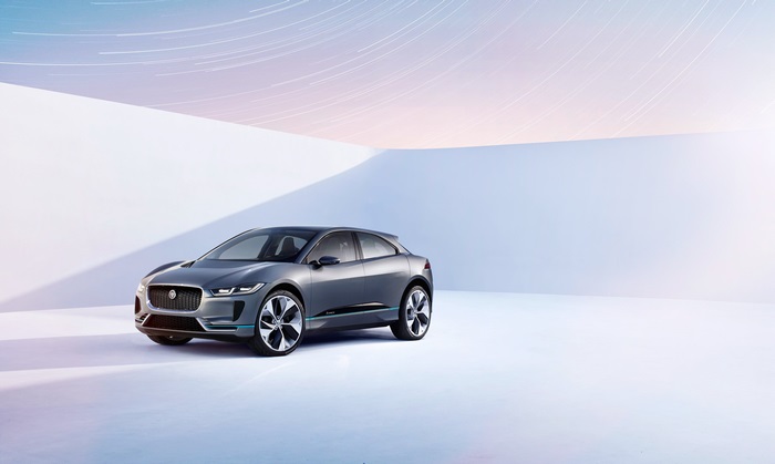 Jaguar I-Pace concept car in studio