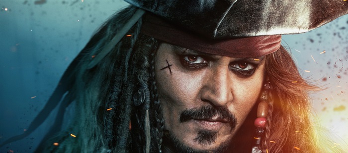 Captain Jack Sparrow from Pirates of the Caribbean 4K