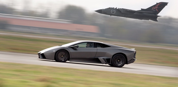 Lamborghini Reventon and Tornado Jet