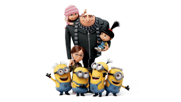 Gru and Minions from Despicable Me 4K