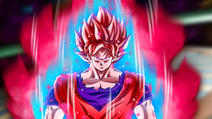 Dragon Ball Super Goku Red Aura 4K