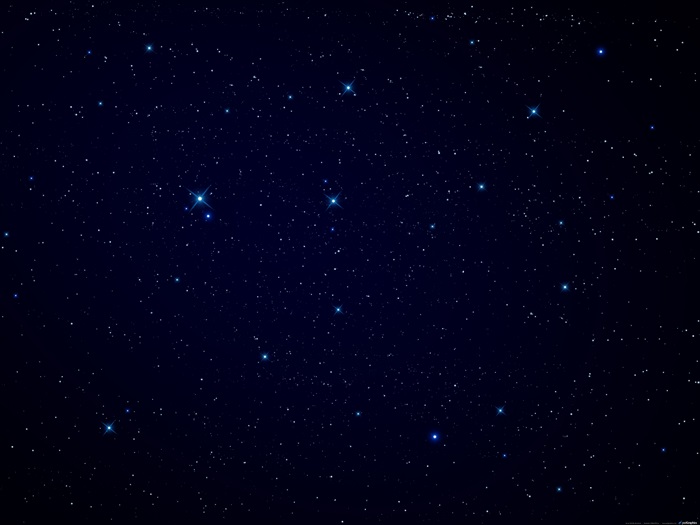 Stars in the night sky 4K