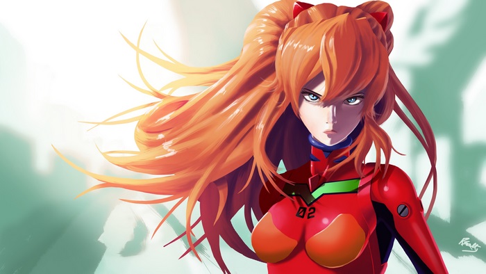 Asuka Langley Soryu from Neon Genesis Evangelion 4K