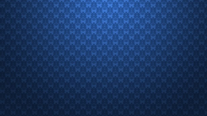 Blue Damask Pattern with Gradient