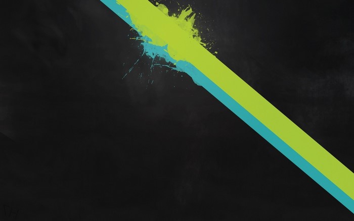 Abstract diagonal lines with paint splatters