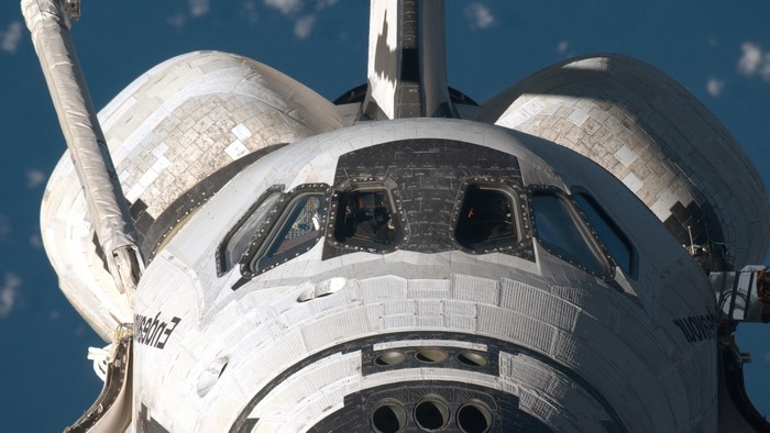 Space Shuttle Endeavour in orbit