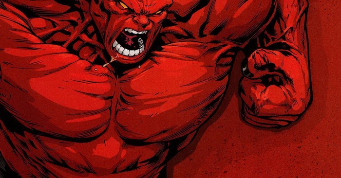 Red Hulk from Marvel Comics