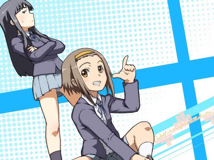 Mio Akiyama and Ritsu Tainaka from K-On!