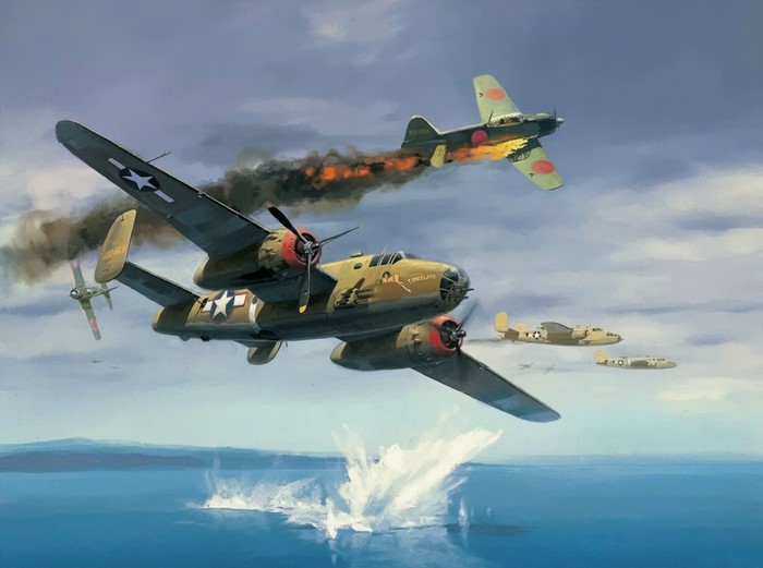 B-25 Mitchell Military Aircraft World War II