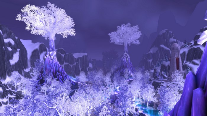 Crystalsong Forest from World of Warcraft