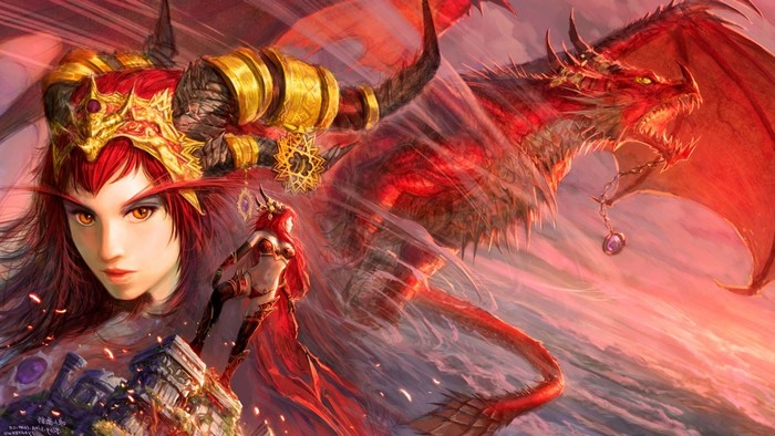 Alexstrasza the Dragon Queen from World of Warcraft