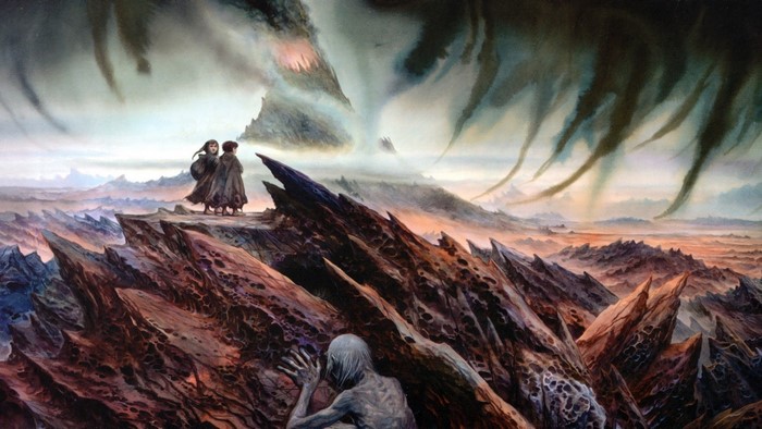 Frodo and Sam from The Lord of the Rings by John Howe