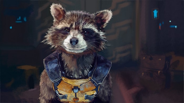 Rocket Raccoon from Guardians of the Galaxy