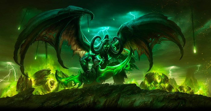 Illidan Stormrage from World of Warcraft Legion