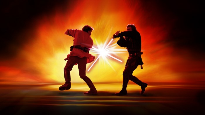 Anakin Skywalker and Obi-Wan Kenobi from Star Wars