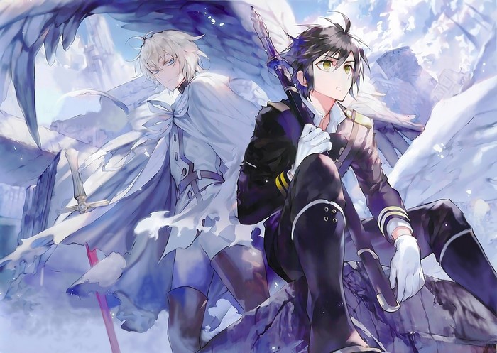 Mikaela Hyakuya and Yuichiro Hyakuya from Seraph of the End