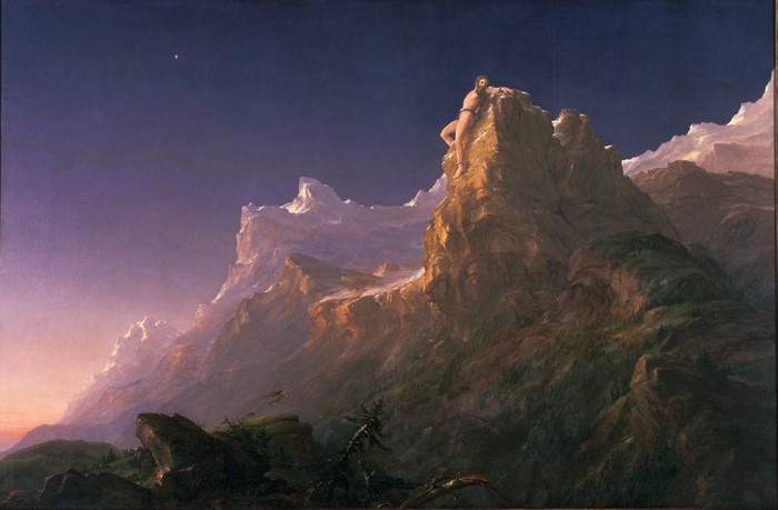 Prometheus Bound by Albert Bierstadt
