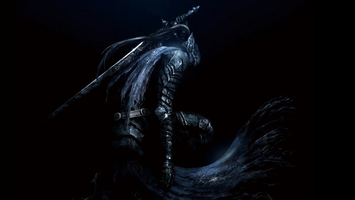 Art of a knight from Dark Souls