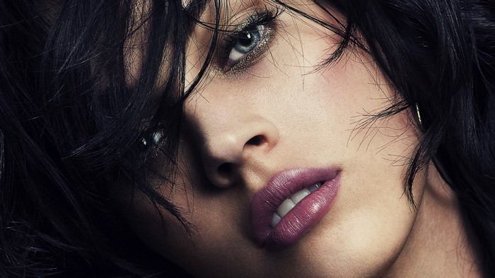 Megan Fox close-up portrait