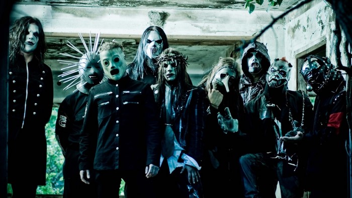 Slipknot band members in masks