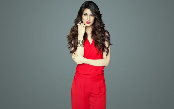 Kriti Sanon in red jumpsuit