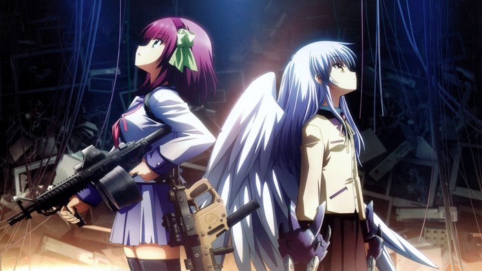 Yuri Nakamura and Kanade Tachibana from Angel Beats!