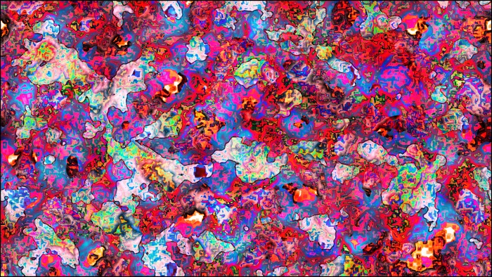 Abstract psychedelic pattern with bright colors